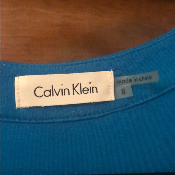 Calvin Klein cobalt blue stretchy sundress, size 8 - Picture 5 of 6